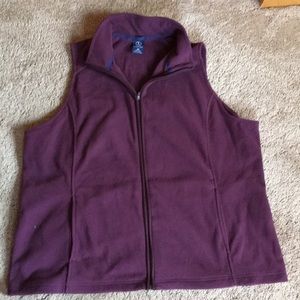 Women’s Plus Land’s End Fleece Vest 2x (20/22)